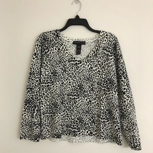 Cheetah print sweater